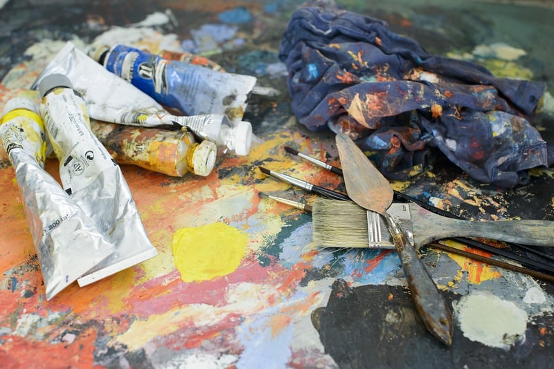 Painting and Artist Palette